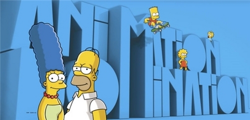 The Simpsons Animation Domination Graphic