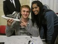 Tom Signed painted Harry Potter Converse  - tom-felton photo