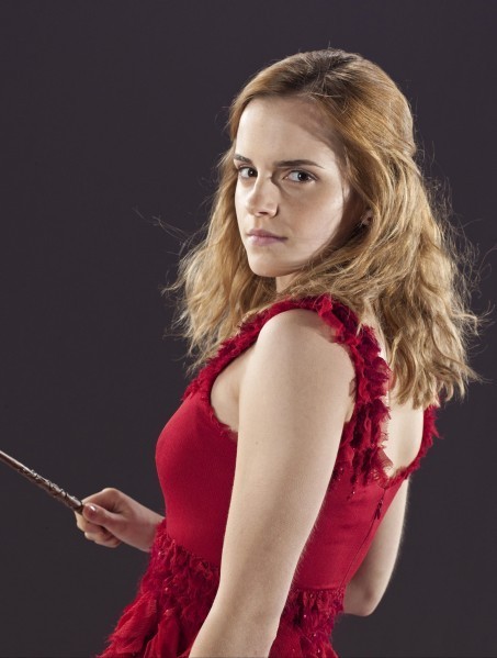 harry potter and the deathly hallows wallpaper hermione. hermione granger in red dress