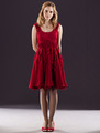 hermione granger in red dress from the wedding in harry potter 7 - hermione-granger photo