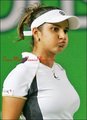 sania breast - tennis photo