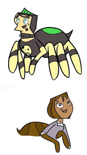  DuncanXCourtney as spiders