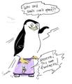 Entertaining Martin the Snail - penguins-of-madagascar fan art