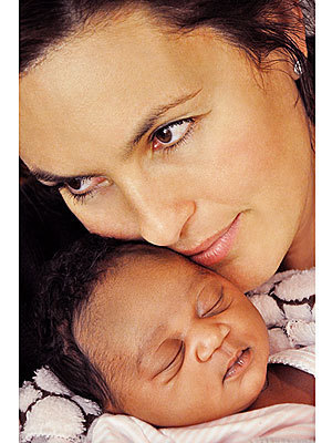 Mariska and Baby Amaya
