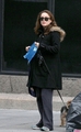 Taking Whiz for a walk around Manhattan, NYC (April 7th 2011) - natalie-portman photo