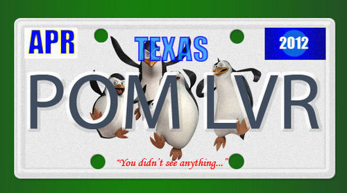  The Photoshop Project: PoM License Plate