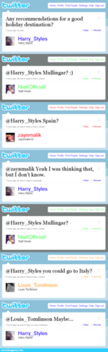  Their Twitter fightXD Poor Niall:((