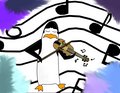 Violinski - penguins-of-madagascar fan art