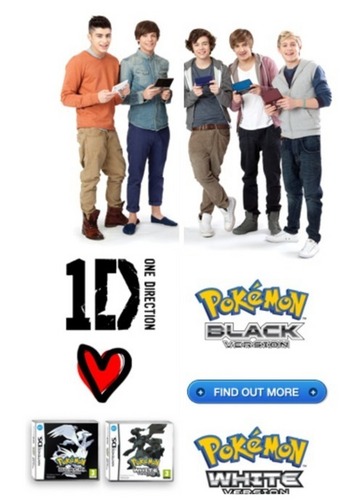  1D = Heartthrobs (Enternal Любовь 4 1D) Advertising Pokemon! Любовь 1D Soo Much! 100% Real :) ♥