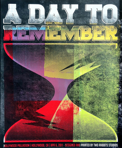  A день To Remember Rock Poster