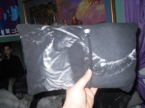  An MJ travesseiro I made.
