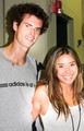 Andy Murray and Jessica Stella - tennis photo