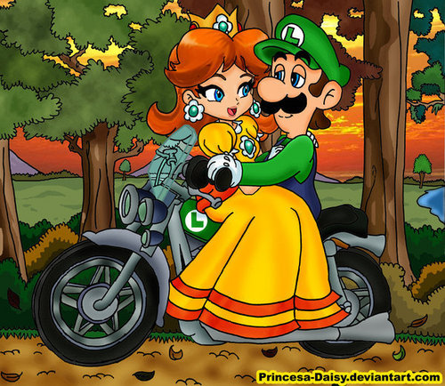  gänseblümchen, daisy and Luigi-Sunset Ride
