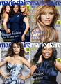 Glee Girls marie claire covers - glee photo