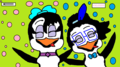 Icicle and I !!!! - penguins-of-madagascar fan art
