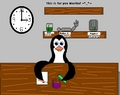 Kowalski in his lab! =^_^= - penguins-of-madagascar fan art
