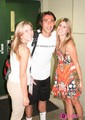 Marcos Bagdhatis and Jessica Stella - tennis photo