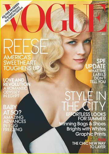 Reese Witherspoon Covers 'Vogue' May 2011