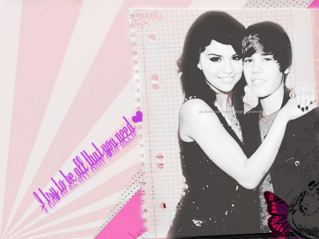 Selena i Justin - justin-bieber-i-selena-gomez tapety