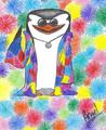 Skipper's a Hippie!!! - penguins-of-madagascar fan art