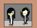 Me and my sister - penguins-of-madagascar fan art