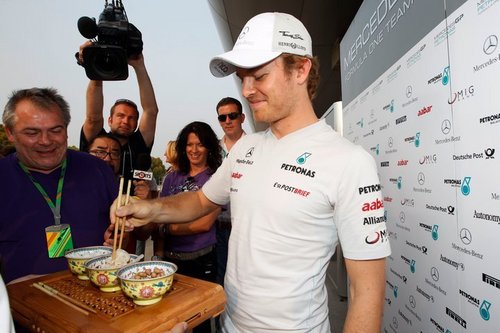 Nico Rosberg first paddock at GP China,Shanghai