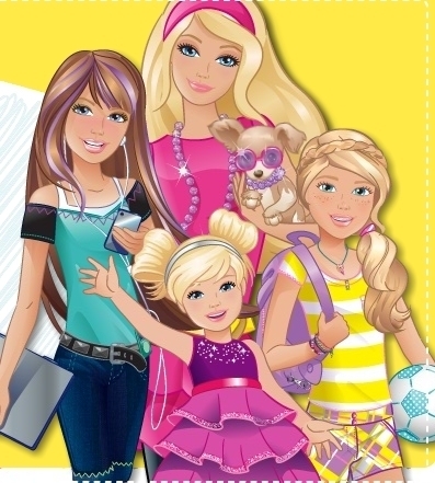 barbie with her friends