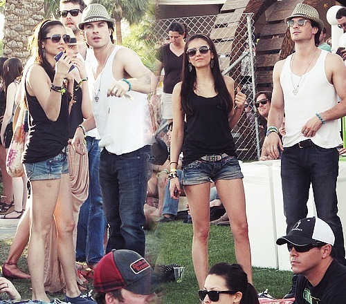  Nian At Coachella Музыка Festival (How Cute R They?) 100% Real ♥