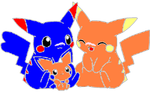 Pikachu Family 
