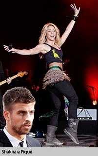  Shakira and her boyfriend Gerard Piqué