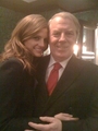 Stana with Michael McKean - castle photo