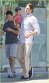 Tom Brady & Benjamin Pick Up Pizza - hottest-actors photo
