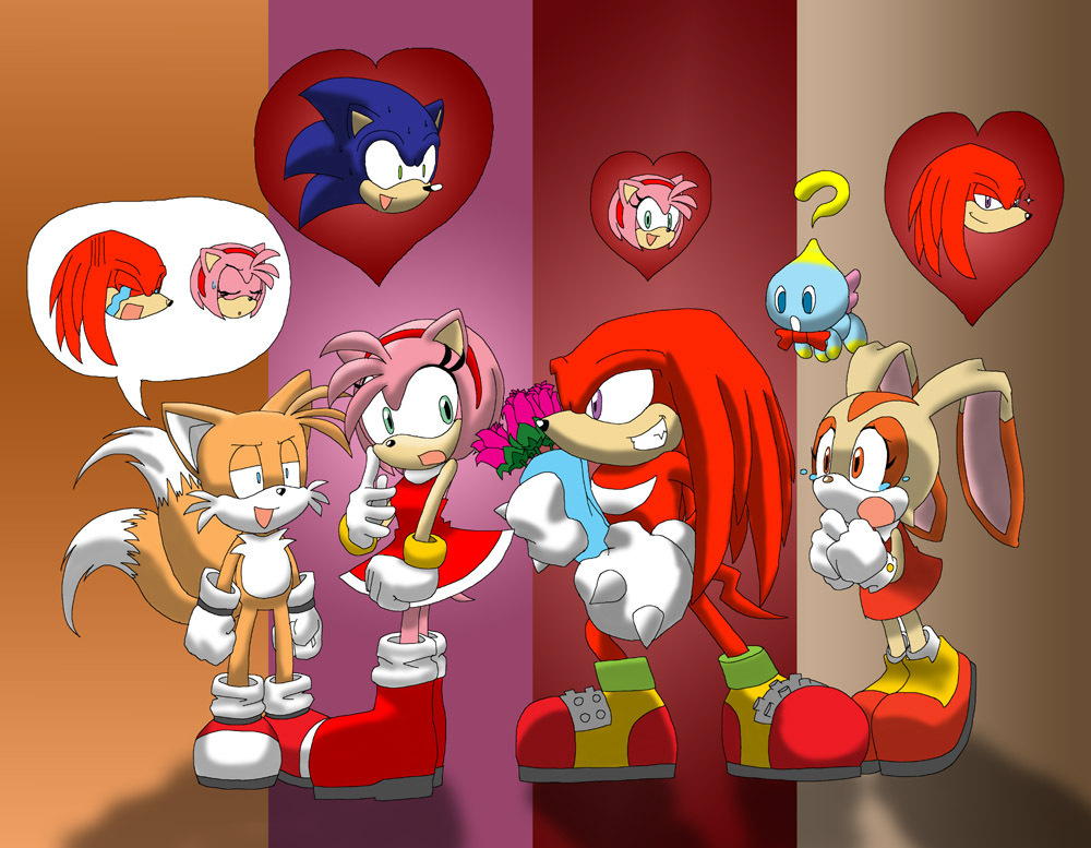 Knuckles Sonic and Shadow Girlfriends Photo: i pag-ibig u amy.