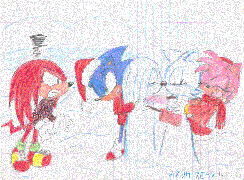 Photo of knuckles sonic and amy for fans of Knuckles Sonic and Shadow Girlf...