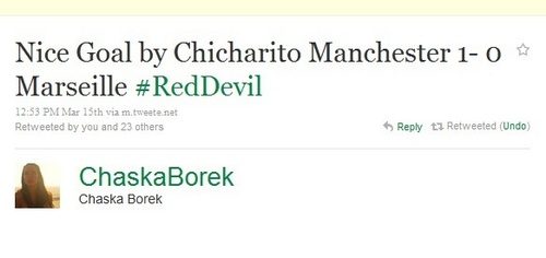 Chicharito girlfriend Chaska Borek supporting little pea 