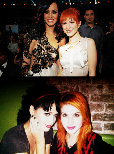  Hayley Williams and Katy Perry