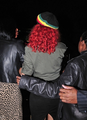 Rihanna - Leaving Lauryn Hill's gig in Los Angeles - April 20, 2011