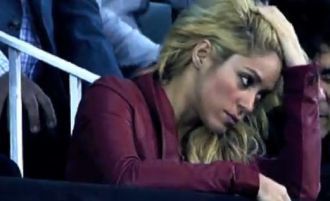  Shakira, new peminat of Barcelona, not spent at all well against Real