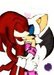 knuxouge kiss - knuckles-the-echidna icon