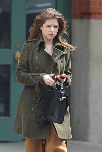 Anna Kendrick Leaving Greenwich Hotel