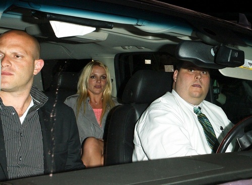 Britney - Leaving Troubadour club heading to the Factory nightclub in West Hollywood - 22 April 2011