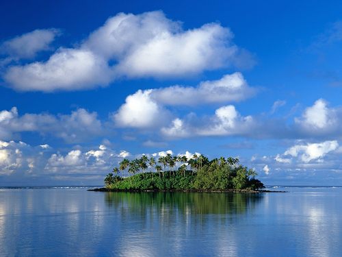  сердце of Polynesia Cook Islands Обои