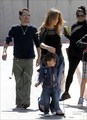 Jennifer - Leaving a movie theater with her family - 23 April 2011 - jennifer-lopez photo