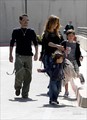 Jennifer - Leaving a movie theater with her family - 23 April 2011 - jennifer-lopez photo