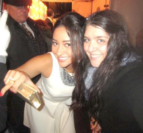 Shay Mitchell Showing Finger O.O