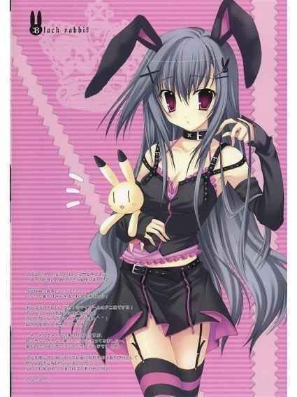 cute anime girl with a cute rabbit - Anime Photo (21310090) - Fanpop