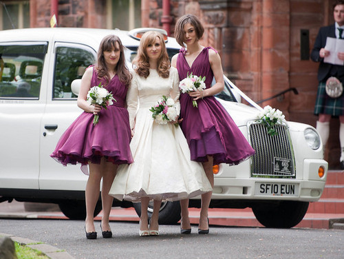 At her brother's wedding, in Glasgow | April 24, 2011.