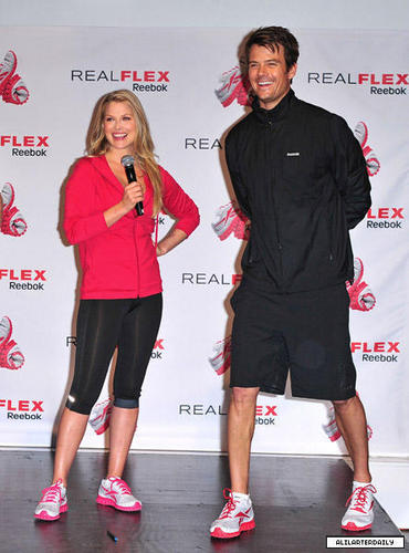 Josh Duhamel And Ali Larter Launch Reebok's RealFlex Footwear