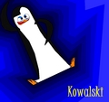 Kowalski's pose - penguins-of-madagascar fan art