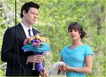 Lea Michele & Cory Monteith: Filming 'Glee' in Central Park! - lea-michele photo